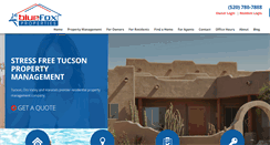 Desktop Screenshot of bluefoxproperties.com