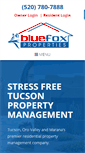 Mobile Screenshot of bluefoxproperties.com